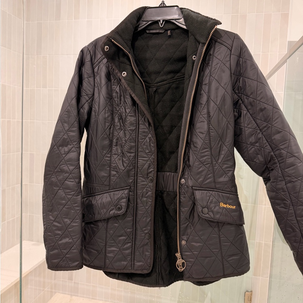 Barbour Black Quilted Outerwear
